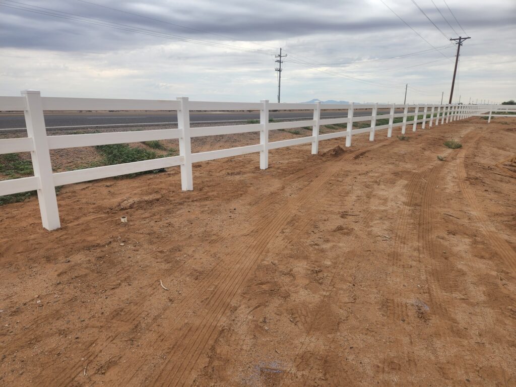 vinyl ranch rail fence 